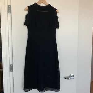 Black V-Neck Dress